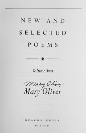 New and Selected Poems: Volume Two